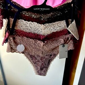 Lucky brand 4 pack thong underwear